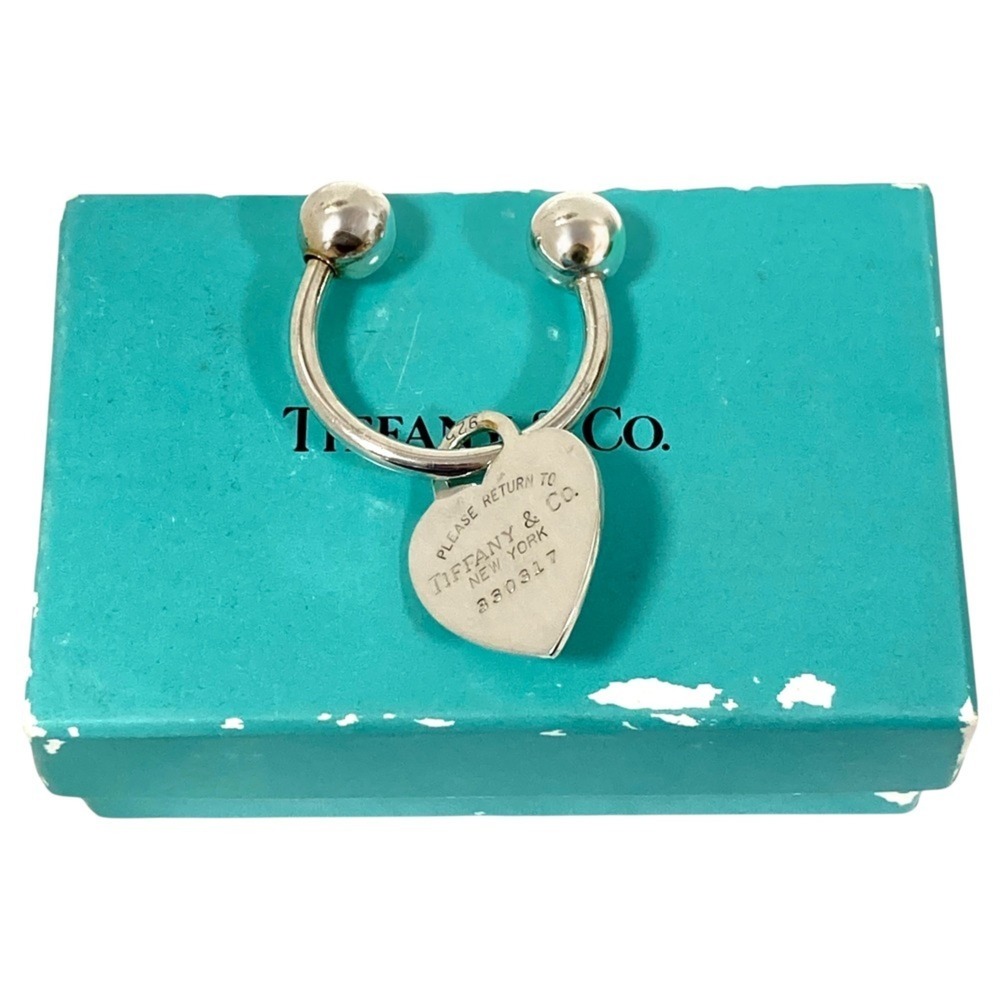 Tiffany & Co. Return to Heart Keyring, 925 Silver, Men's Women's